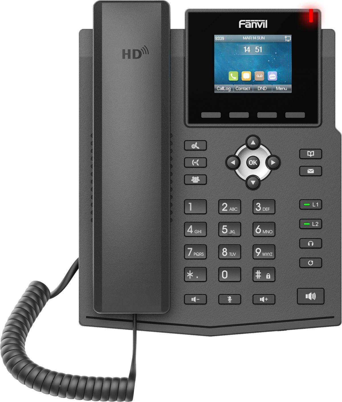 Телефон IP Fanvil X3SW черный