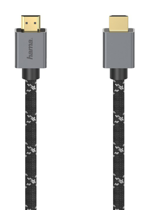 Кабель аудио-видео Hama Ultra High Speed HDMI 8K HDMI (m)/HDMI (m) 2м. Позолоченные контакты серый (уп.:1шт) (00200504)