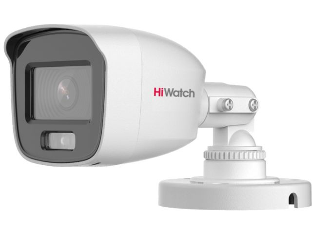 Камера видеонаблюдения HiWatch DS-T200L 2.8-2.8мм HD-CVI HD-TVI цветная корп.:белый