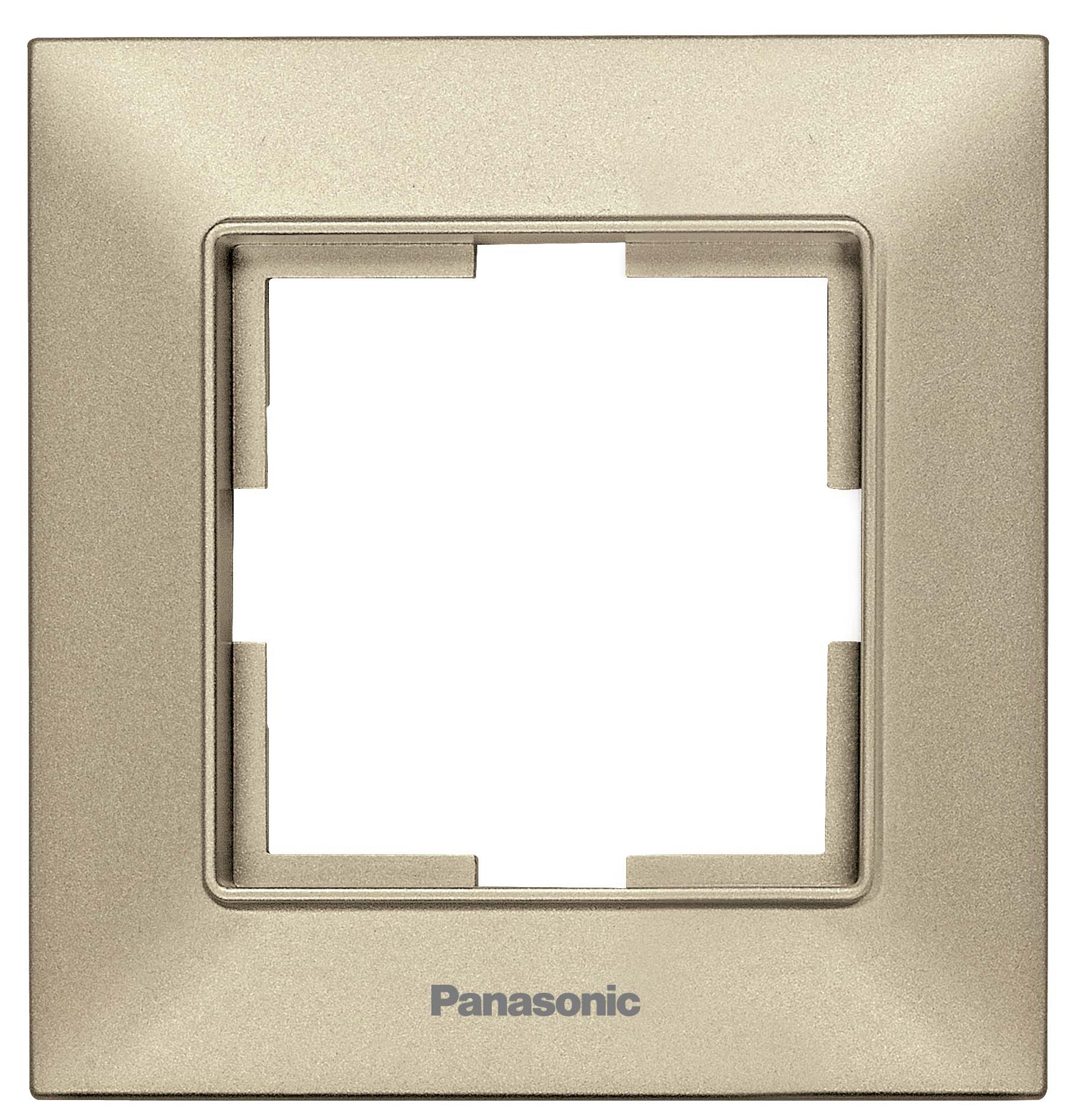 Рамка Panasonic Arkedia Slim WNTF08012BR-RU декоративная 1x пластик бронза (упак.:1шт)