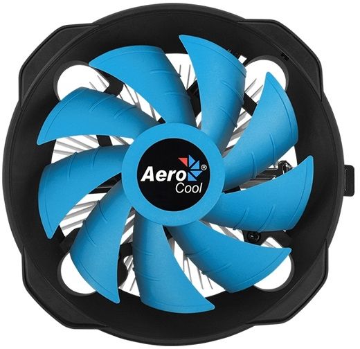 Устройство охлаждения(кулер) Aerocool BAS AUG Soc-AM4/1151/1200 4-pin 15-26dB Al+Cu 125W 361gr Ret